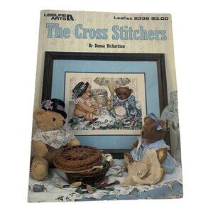 Leisure Arts Vintage Cross Stitch Leaflet 2338 The Cross Stitchers By Donna Rich